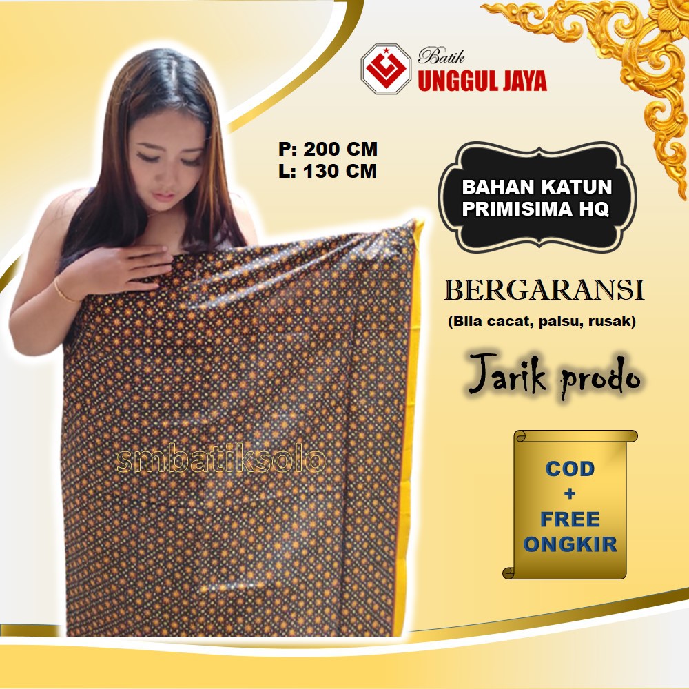 Jual Batik Kain Jarik Wanita Pekalongan Solo Premium Motif Sidomukt