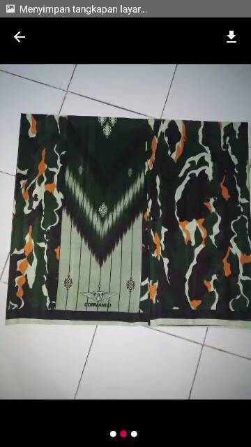 Sarung loreng brimob