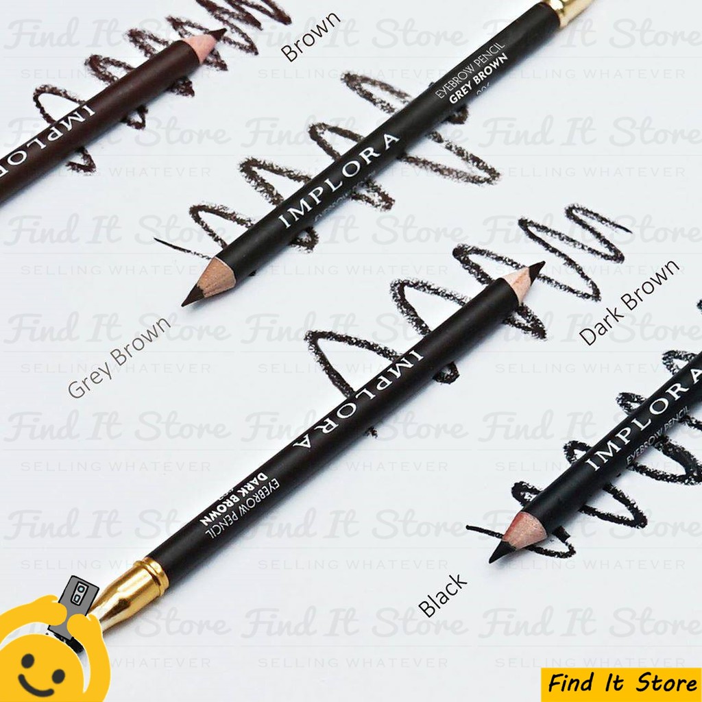 Implora soft type eyebrow pencil pensil alis BPOM | Soft Brow Pencil