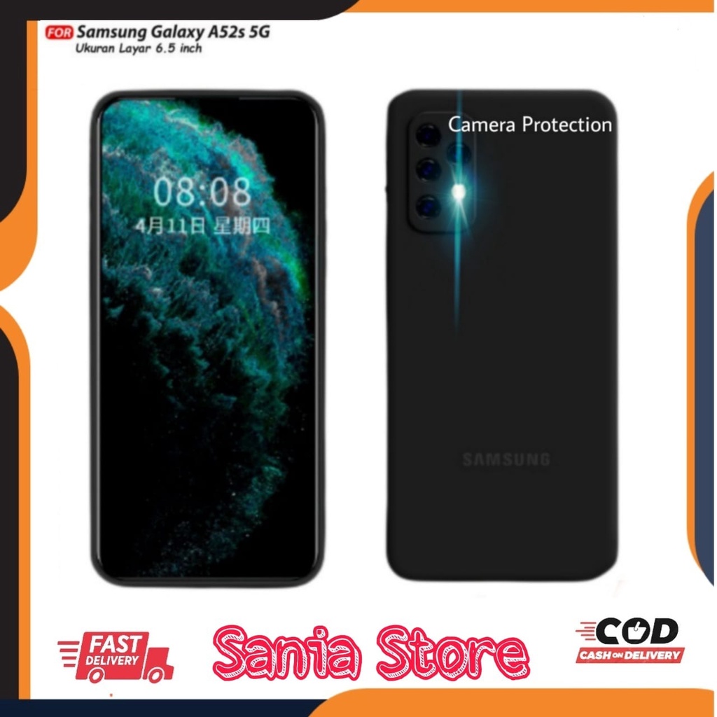 Case Samsung A52S /Samsung A52 Slim Matte Softcase Camera Protection