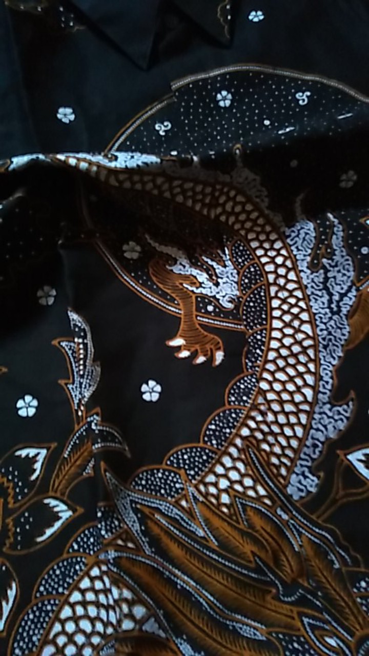 Naga Sogan Kemeja Batik Pria Katun Primisima Full Furing