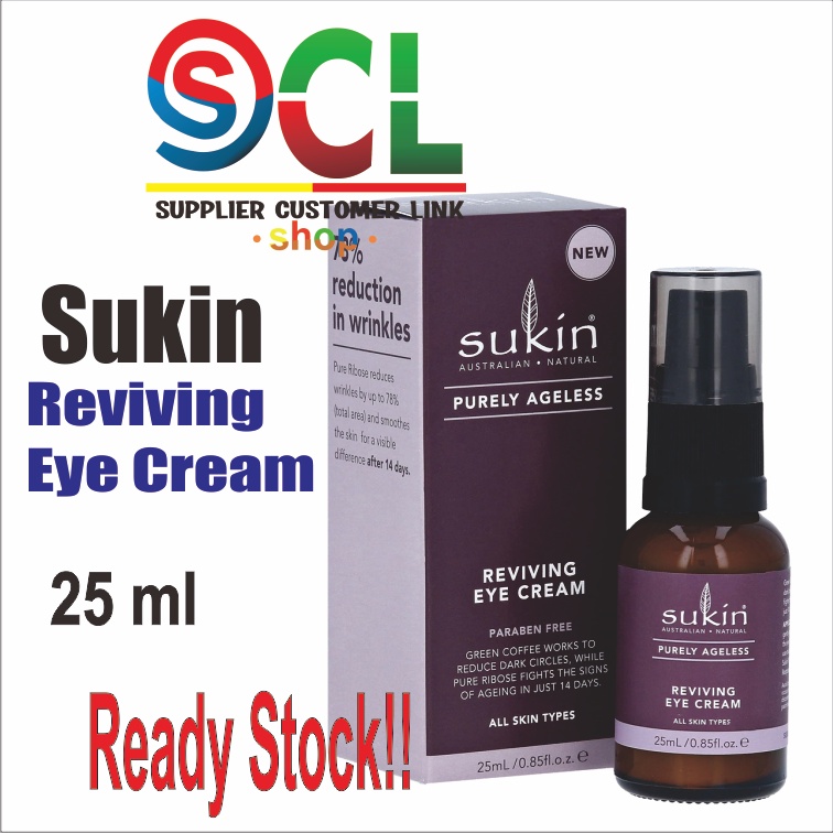 Jual Sukin Purely Ageless Reviving Eye Cream 25ml Shopee Indonesia
