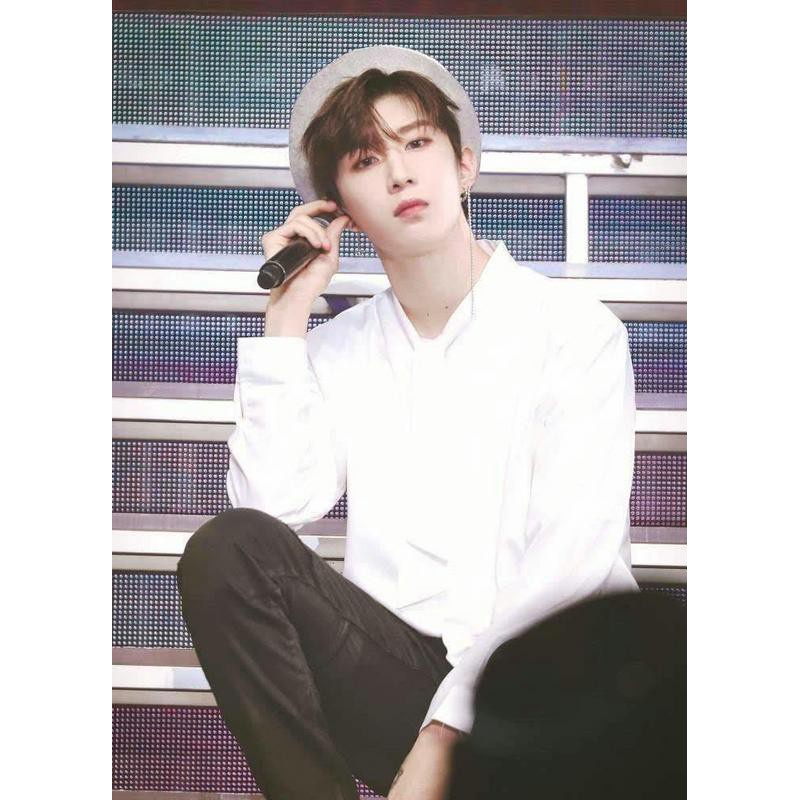 BTS Chengcheng Anting Panjang Rantai Stainless Steel Model Piercing &amp; Tanpa Tusuk untuk Pria/Wanita