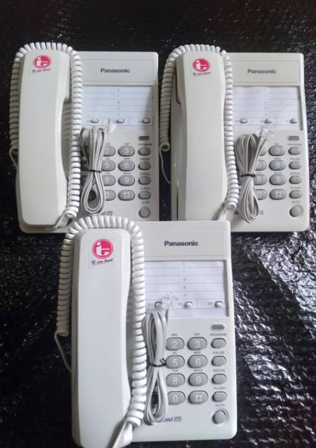 PESAWAT TELEPON PANASONIC KX-T2371  SECOND SPESIAL - BEKAS - Putih