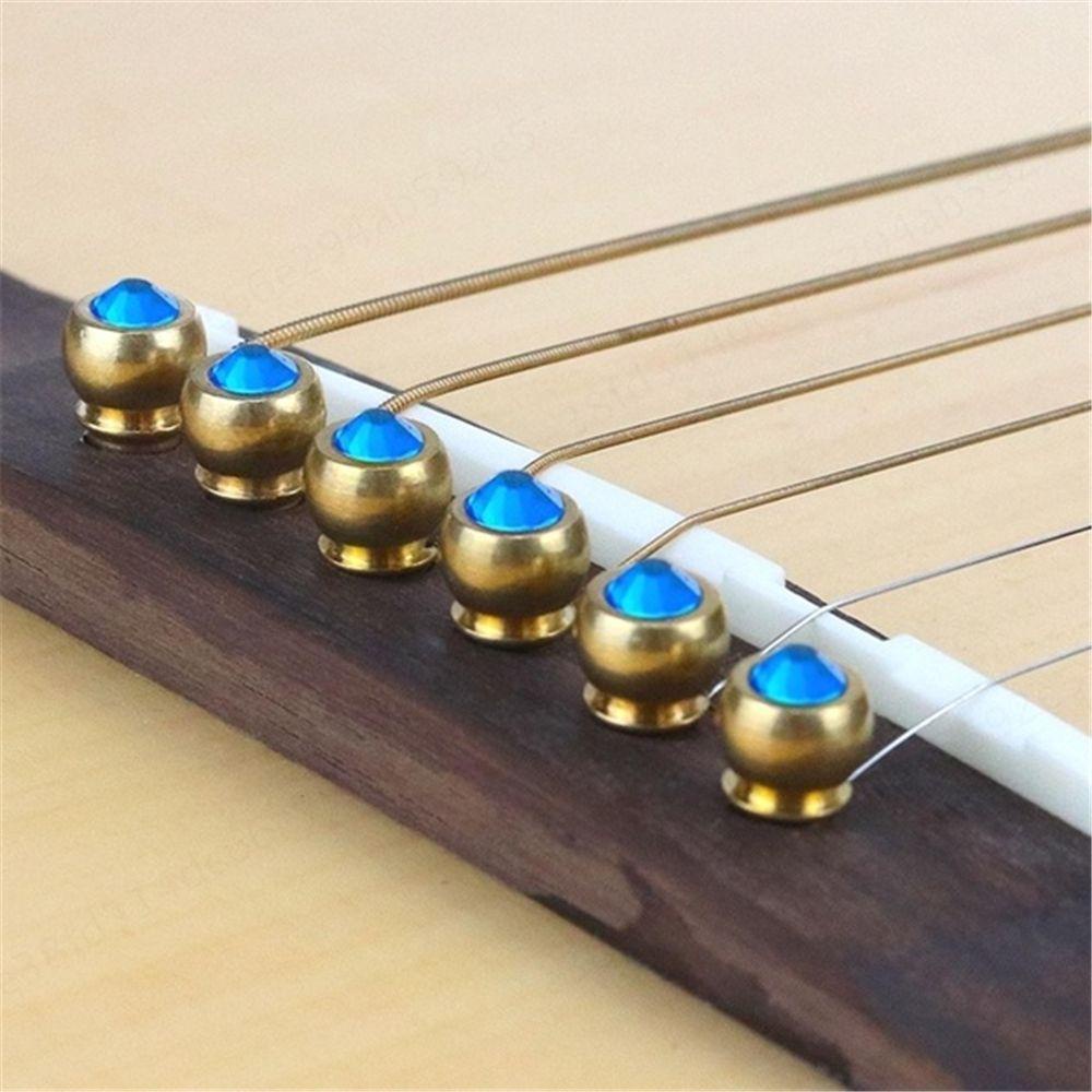 Paku Senar QUINTON Universal Warna-Warni Kuningan Alat Musik Stringed Bridge Pin