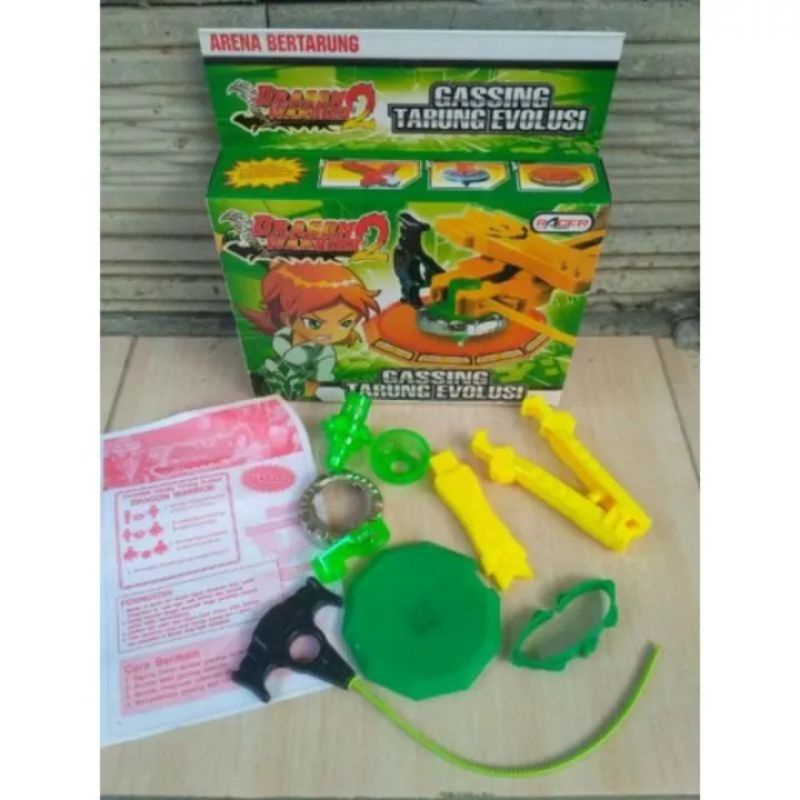 Mainan Anak_Arena bertarung gassing tarung evolusi dragon warrior 2
