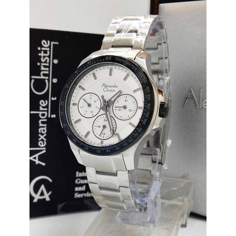 Jam Tangan Wanita Alexandre Christie Original AC 6352 BF SVBLWH