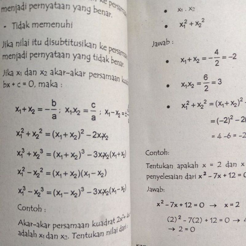 Buku Kumpulan Rumus Matematika SMA
