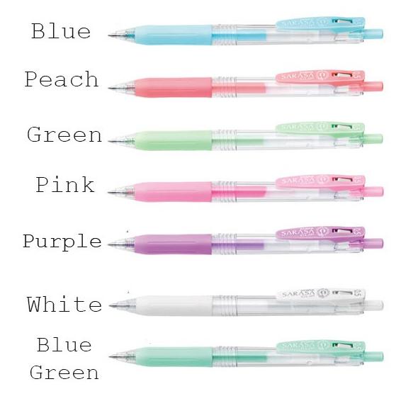 

[(BAYAR DITEMPAT) Zebra Pulpen Gel Sarasa Clip Milky Series 0,5mm