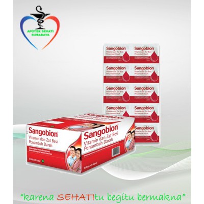 SANGOBION CAPSUL PENAMBAH DARAH ISI 10 KAPSUL