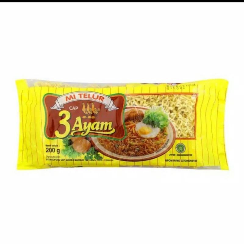 

Mie telor cap 3 ayama kemasan 200g