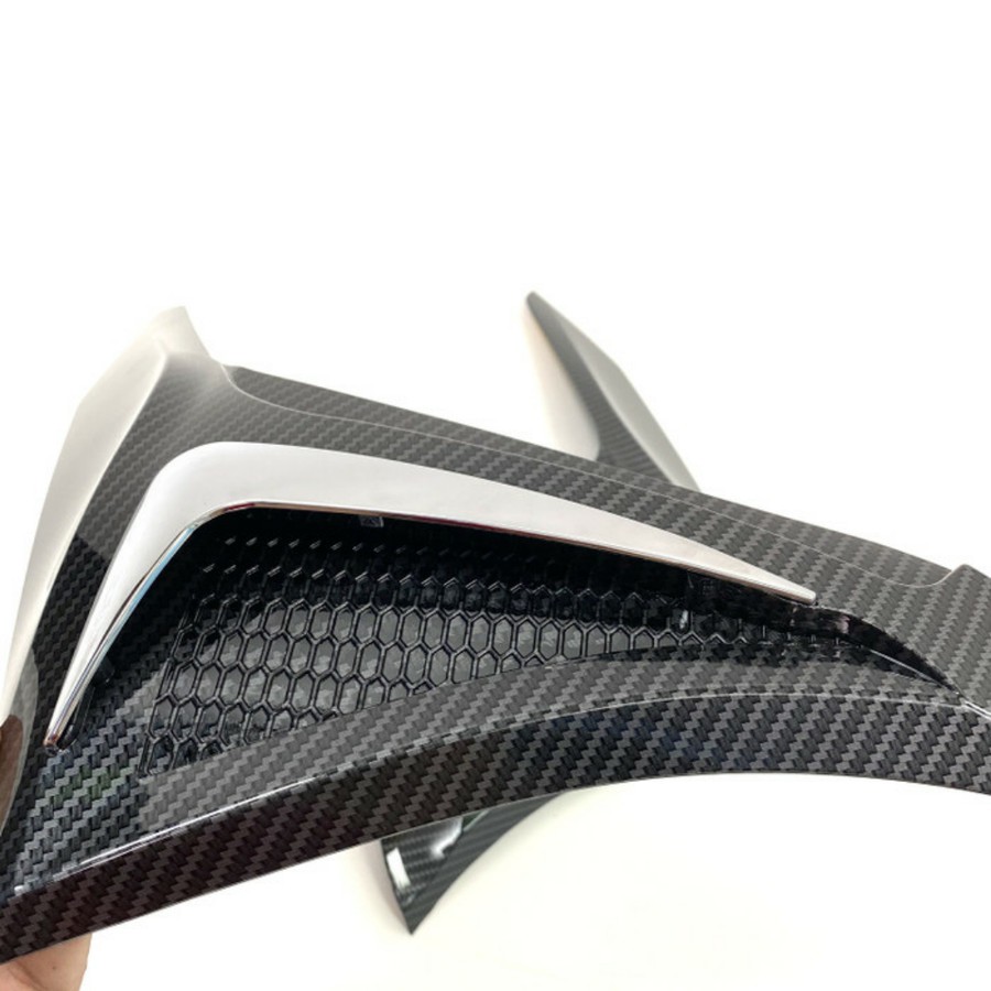 Cover Tutup Body Depan Bagian Bawah Aksesoris Variasi Yamaha New Nmax 2021 Carbon Nemo Karbon