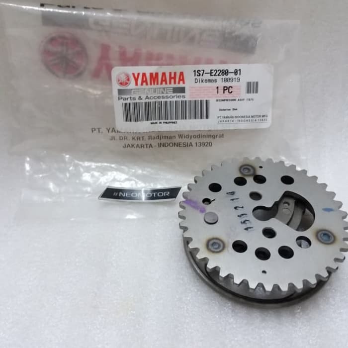 Gear Gir Gigi Decompresi Sentrik Timing Noken As - Jupiter MX Asli Yamaha 1S7-E2280-01