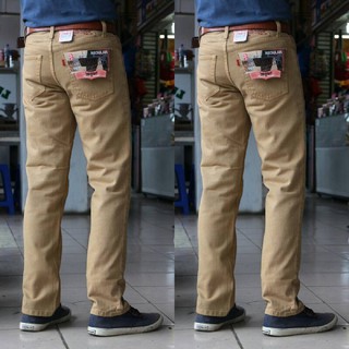  Celana  Jeans  Levis 505 Panjang Model  Reguler Standar Abu 