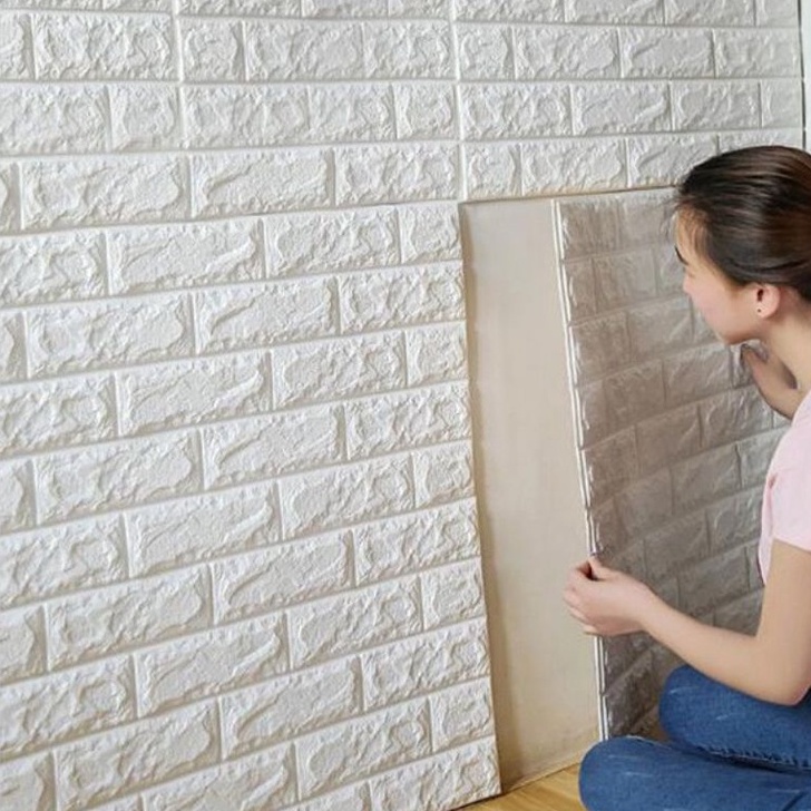 Wallpaper Dinding Foam 3D Sticker