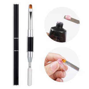 【 COD 】Polygel Nails art pen slice brush dual ended slice shape tool Polish