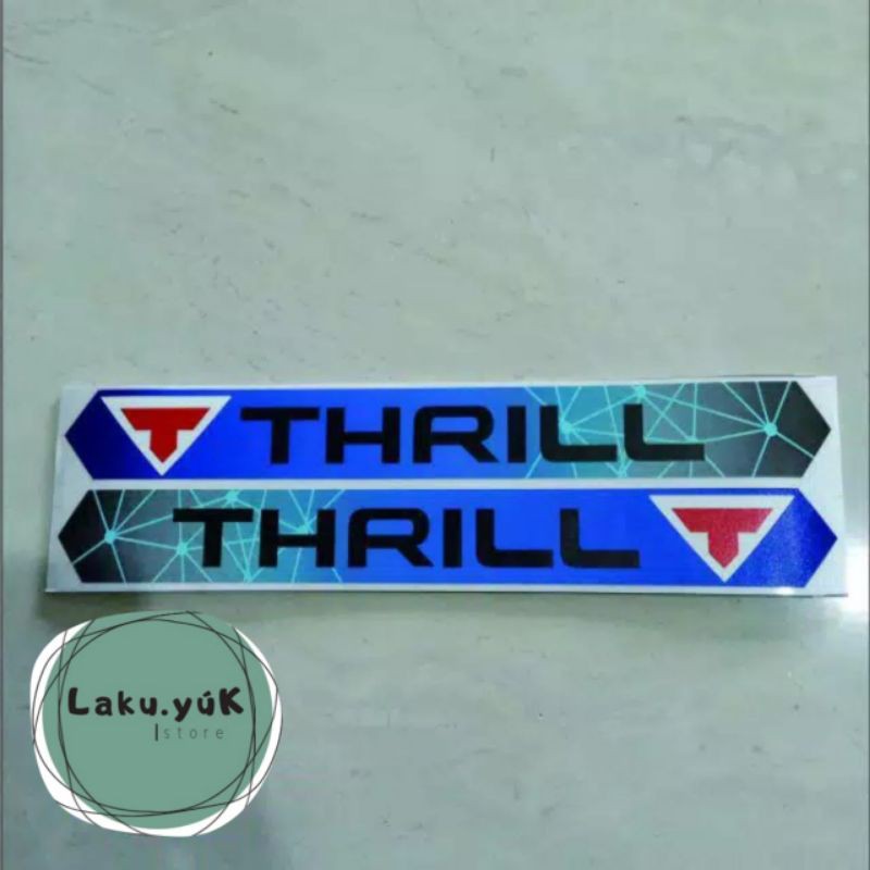Frame Sticker Decal Sepeda THRILL