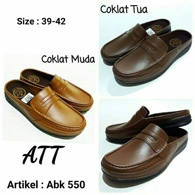 Sepatu Selop Pria Karet ATT ABK 550 murah dan terbaru AB 550 ab550