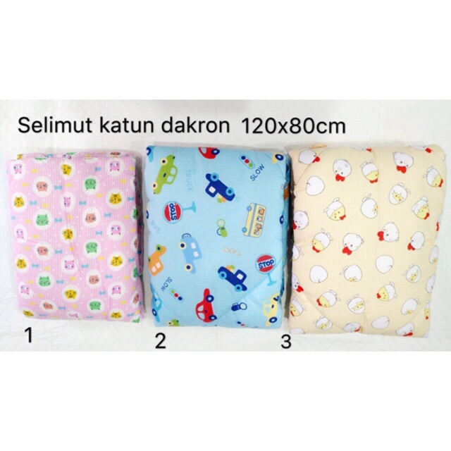 Selimut Anak Katun dakron EMPUK rumbai /Selimut Anak Dakron /Selimut Anak 120x80 cm /bed cover anak