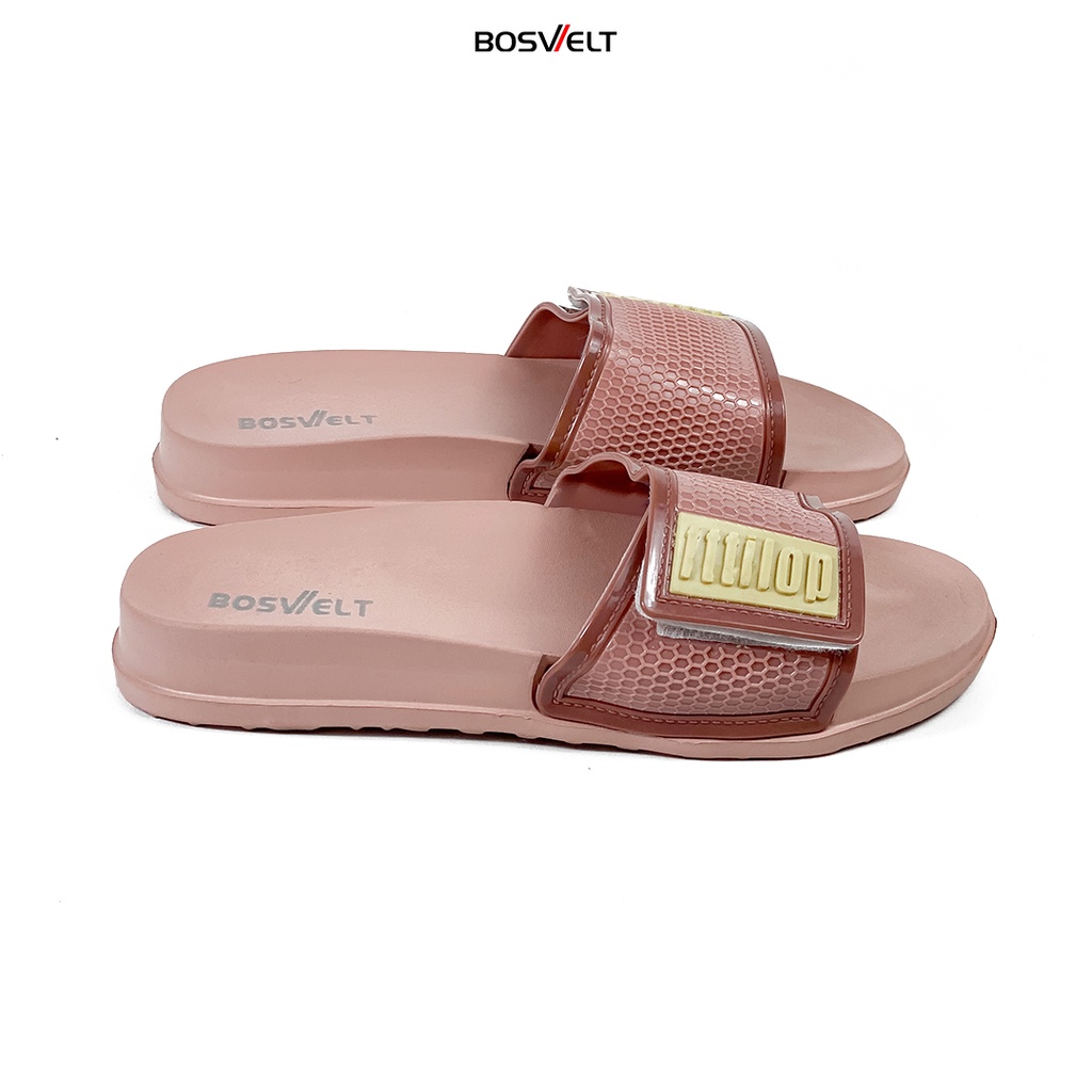 Sandal Karet Wanita Bosvelt Fttilop Baby Peach