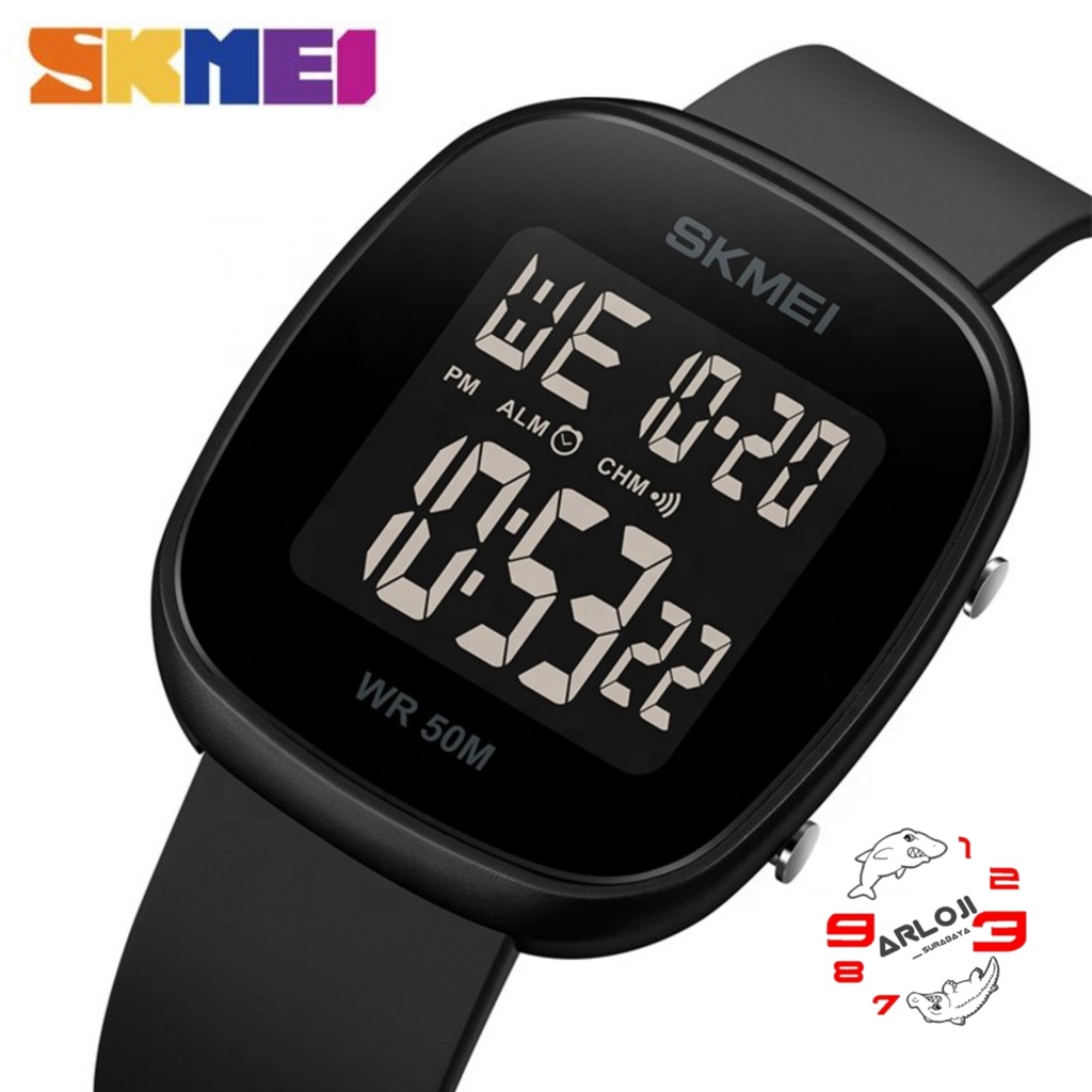 Arloji_Surabaya • Jam Tangan SKMEI 1843 Original Digital Bisa Pria / Wanita Strap Rubber