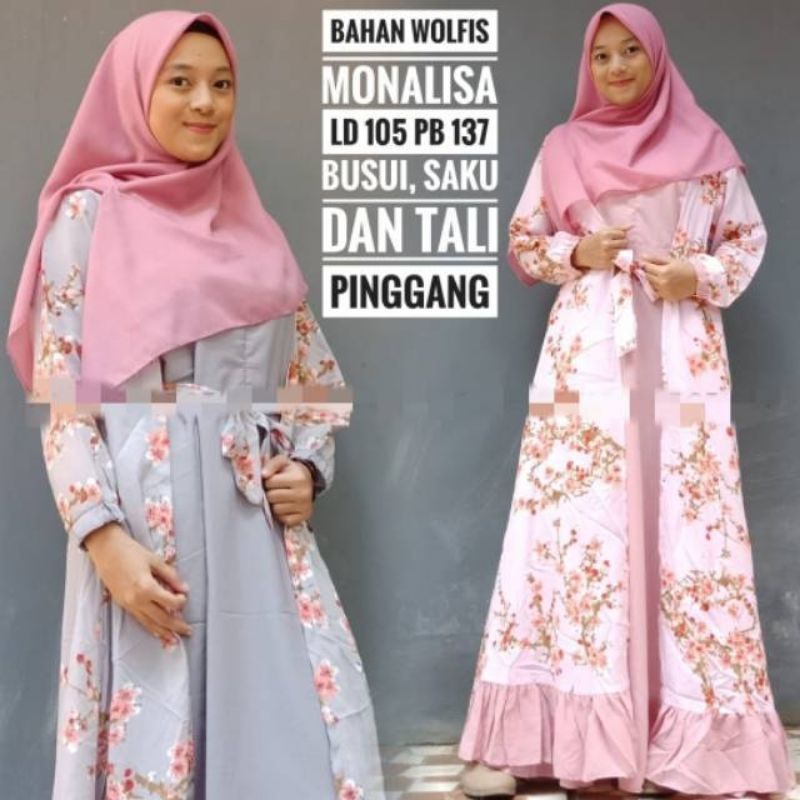 GAMIS MONALISA SALE CUCI GUDANG