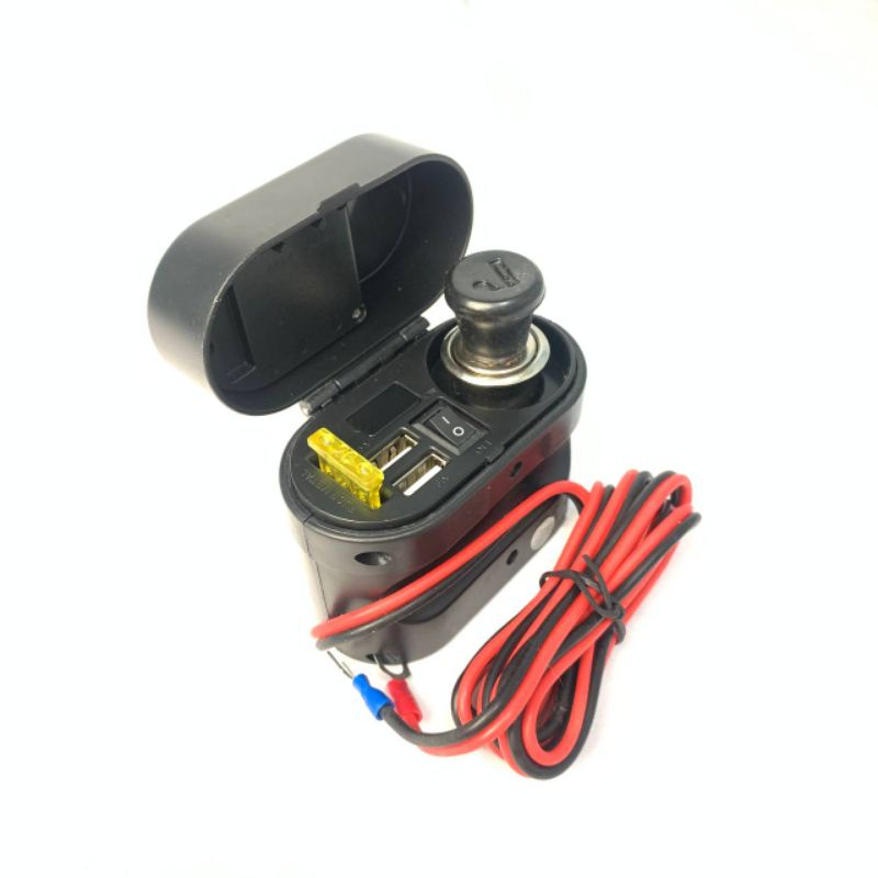 CHARGER HP MOTOR MOBIL PLUS SMOKE VOLTMETER