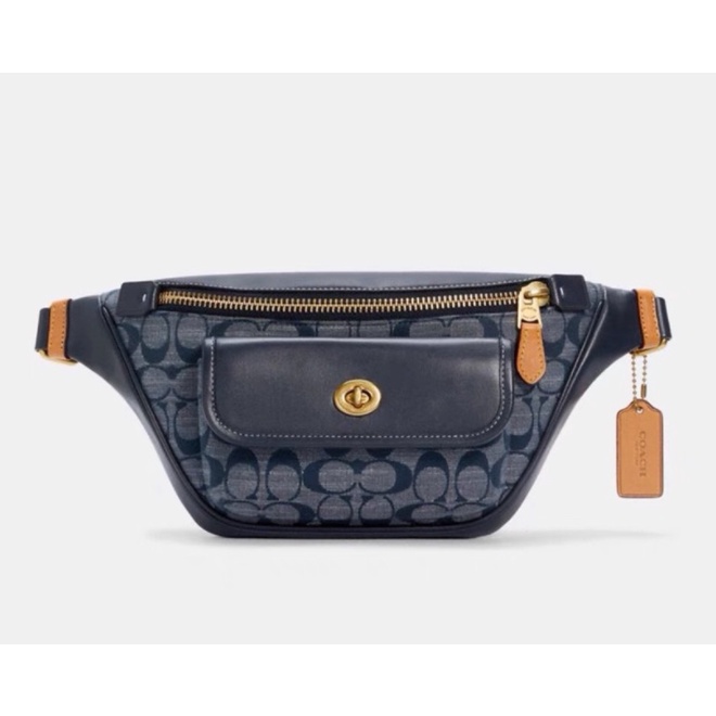 （grab）C4035 C1277 Coach double zipper style men and WOMEN WAIST BAG chest bag crossbody bag