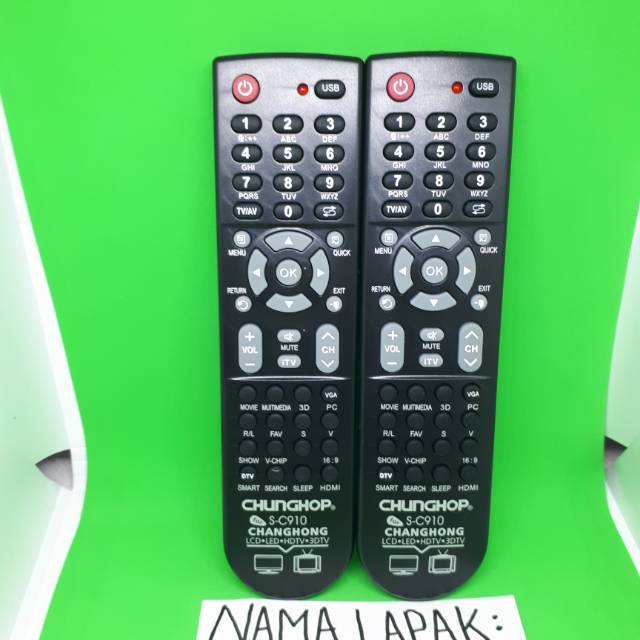 REMOTE REMOT TV LED LCD CANGHONG SUPER ORIGINAL