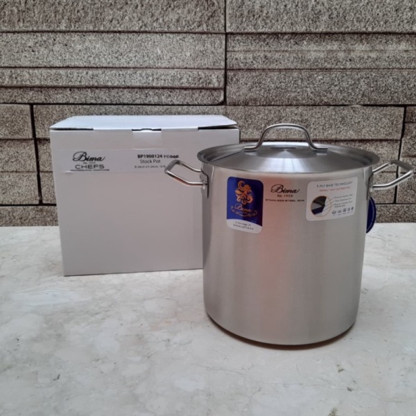 

Berkualitas BIMA CHEFS STOCKPOT TUTUP 24CM 10.9L BP1900124