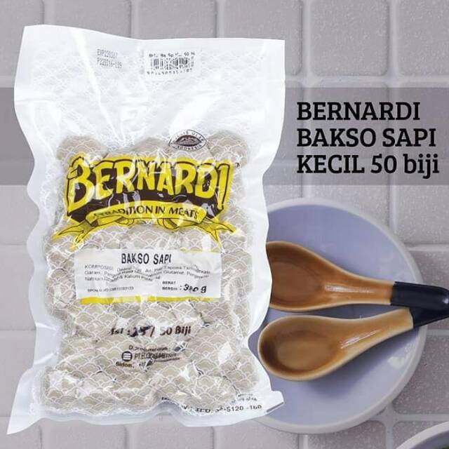 Jual Bernardi Bakso Sapi Kecil Isi 50 Pcs Indonesia Shopee Indonesia