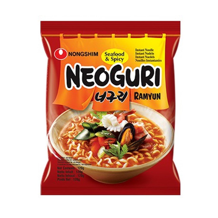 

Nongshim Neoguri Spicy Seafood Udon Noodle Soup 120gr - Mi Kuah Instant Korea Rasa Seafood Pedas