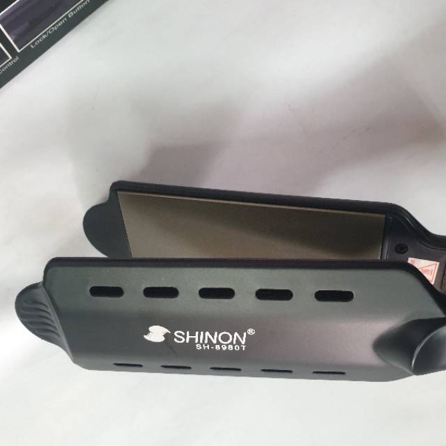 Catok Rambut shinon suhu Terlaris 8980T plat lebar alat catokan Murah rebonding lurus catok 2in1