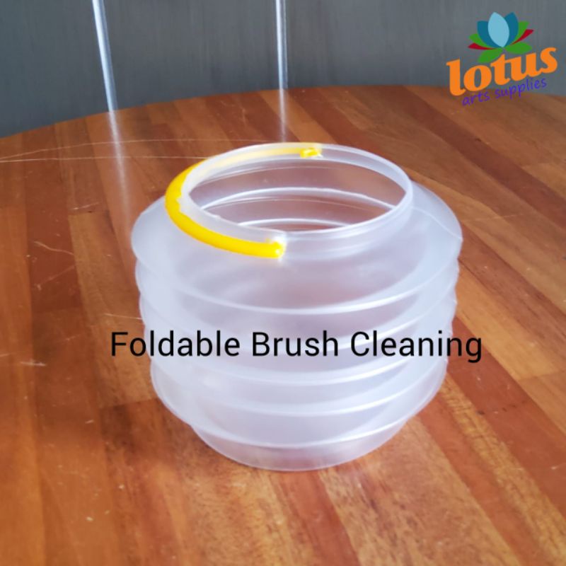 

Foldable Brush Cleaning Holder / Tempat Cuci Kuas Lipat