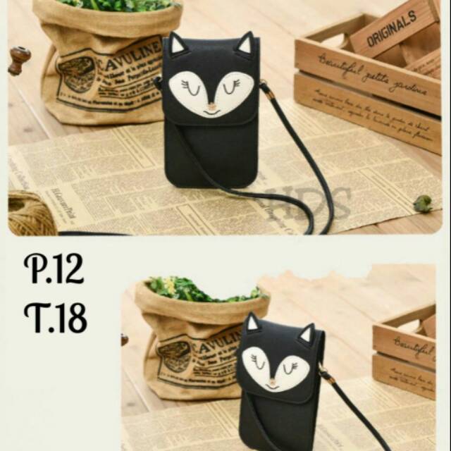 Sling bag Poket srigala tas selempang wanita tas mewah harga murah tas lokal batam