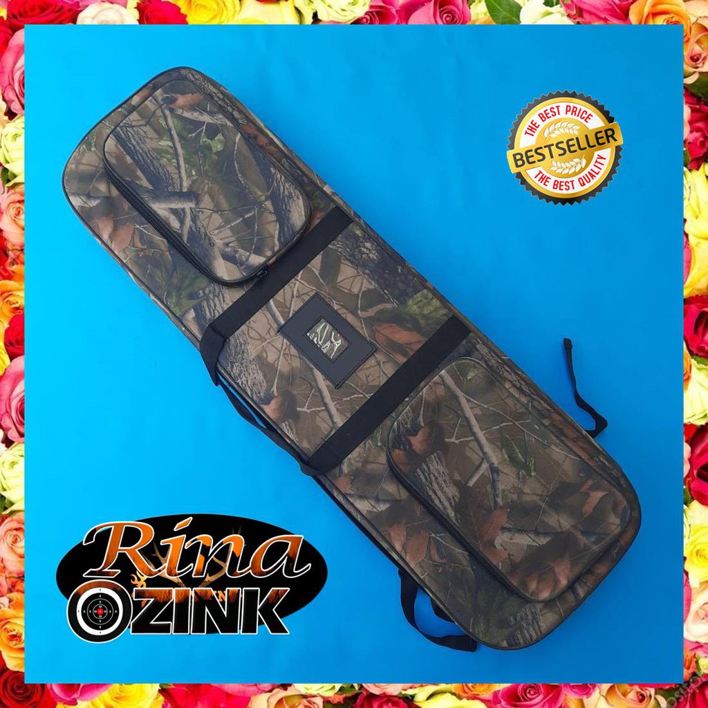 TAS SENAPAN BULLPUP 100CM RANSEL KOTAK CAMO TERBARU