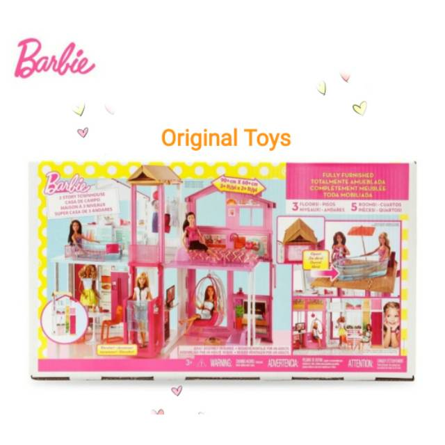 barbie 3 storey townhouse