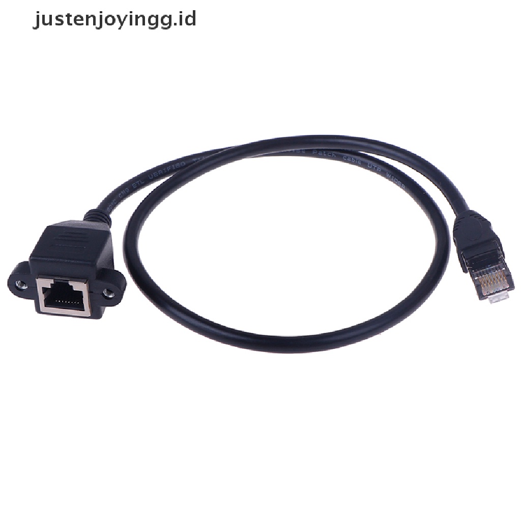 (Justenjoyingg.Id) 1pc Kabel Extension Ethernet Lan Rj45 Male Ke Female