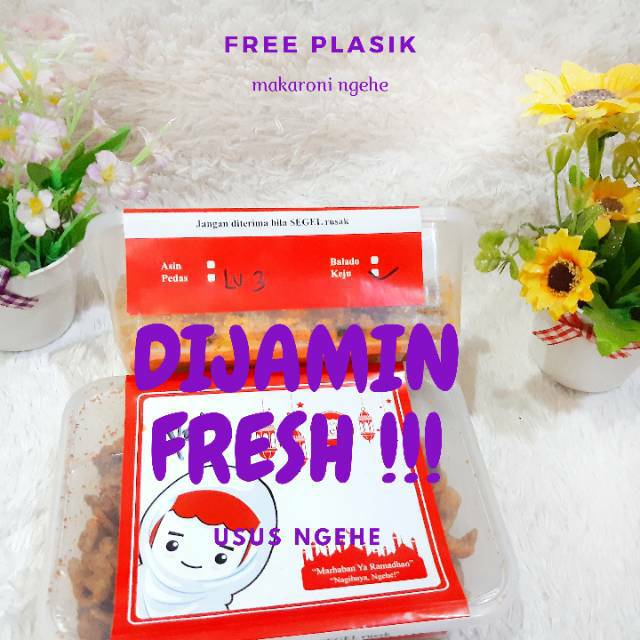 

[DIJAMIN FRESH] JASTIP USUS MAKARONI NGEHE ORIGINAL TOPLES SNACK PEDAS JAJANAN KEKINIAN SURABAYA