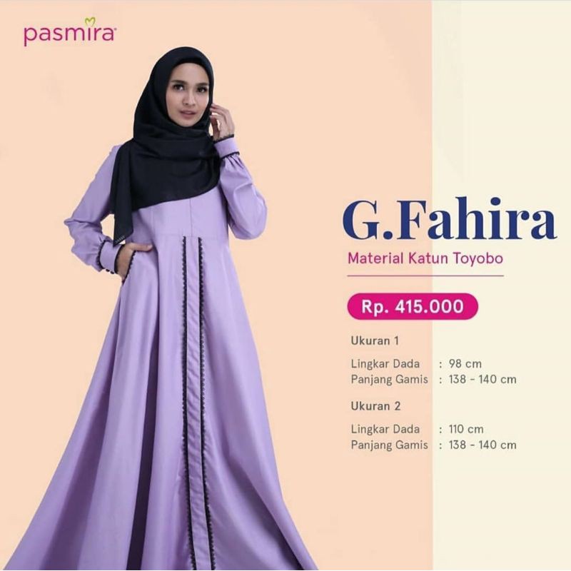 Gamis Fahira Pasmira