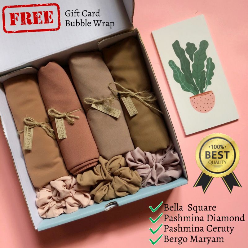 [BOX COKLAT] HAMPERS HIJAB HAMPERS KERUDUNG PERNIKAHAN BIRTHDAY ANNIVERSARY GRADUATION WISUDA GIFT