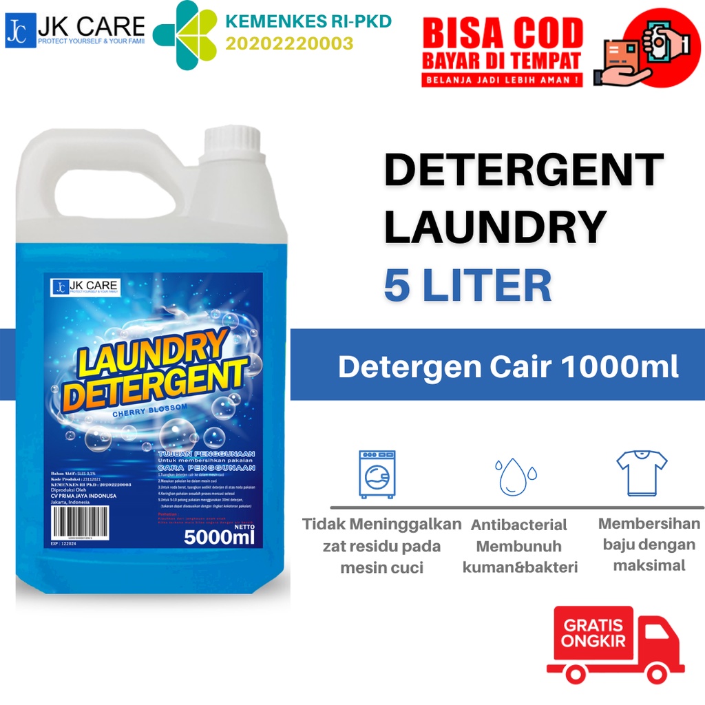 SUPER CLEAN Deterjen Cair (Liquid Detergent) Detergen 5L