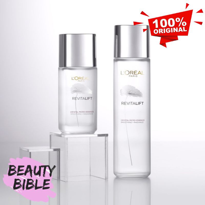 [100% ORI] LOREAL REVITALIFT Crystal Micro Essence Smoothing Radiance 65ml / 130 ml Serum Loreal