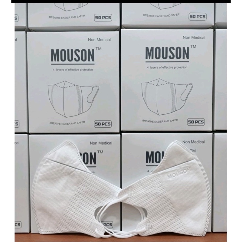 MASKER DUCKBILL MOUSON 4PLY / DUCKBILL MOUSON 4PLY (50pcs)