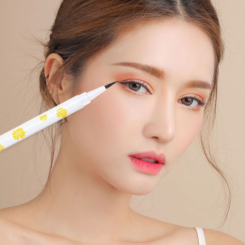 LAMEILA EYELINER KEMASAN BUNGA DAISY TAHAN AIR TIDAK MUDAH LUNTUR KODE 821