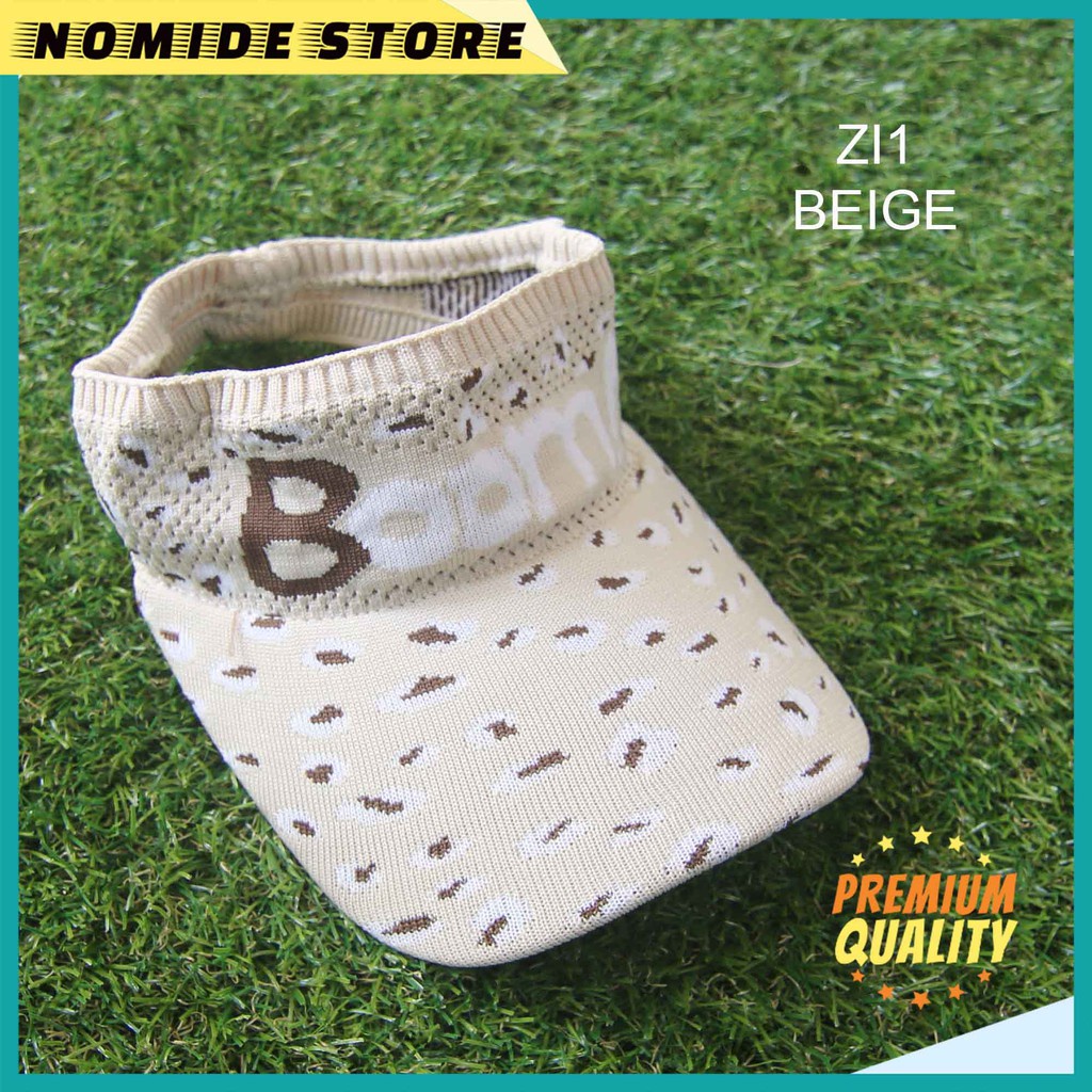 Topi Rajut Anak Visor Pantai Sunshade Motif Kartun Doraemon ANTI UV Topi Lucu Anak Laki Perempuan ZH-ZI1-BEIGE