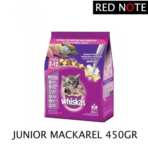 Whiskas Junior Mackarel 450gr