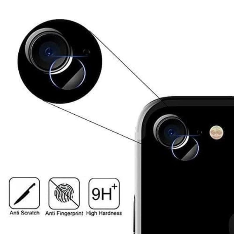 Tempered Glass Pelindung Kamera Iphone 6 / 6S / 7 / 8 / 6+ / 6S+ / 7+ / 8+ Anti Gores Pelindung Lensa Kamera Belakang Handphone