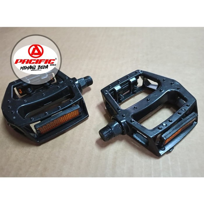 PEDAL ALLOY PREMIUM Pacific Sepeda Lipat, MTB, BMX, Fixie, Universal