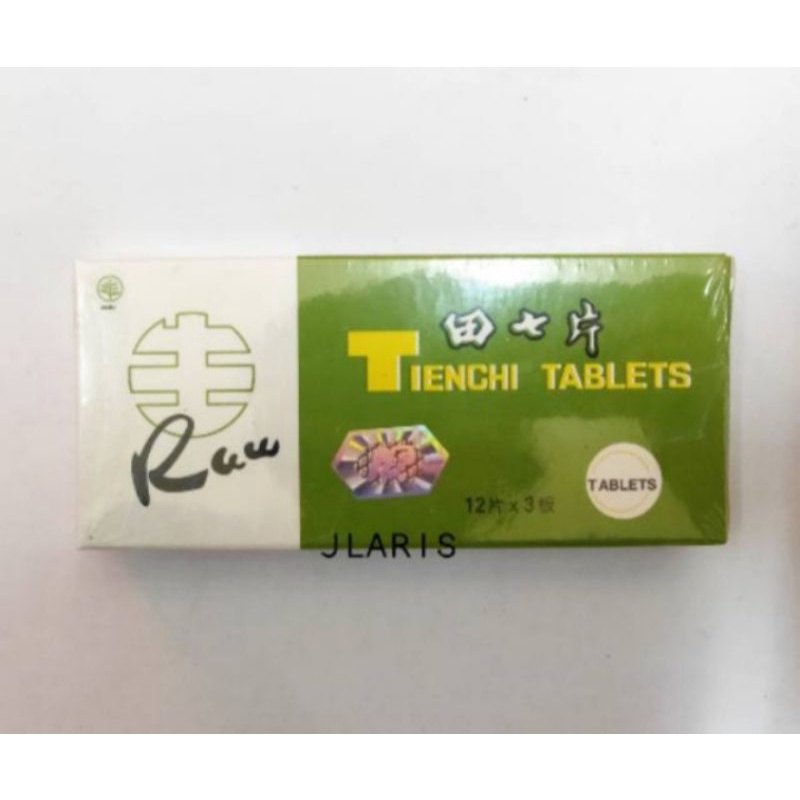 

Tienchi/ Tienchi Raw (hijau) tablet -lancar Darah kolesterol